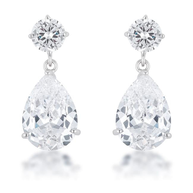 Shimmering CZ Earrings