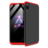 For HUAWEI Y7 pro 2019 Ultra Slim PC Back Cover Non-slip Shockproof 360 Degree Full Protective Case black