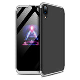 For HUAWEI Y7 pro 2019 Ultra Slim PC Back Cover Non-slip Shockproof 360 Degree Full Protective Case black