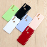 For VIVO V15/V15 Pro Cellphone Cover Slim Thin TPU Case Shock Absorption Mobile Phone Protective Cover  Milk white