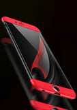 For iPhone 6/6S 3 in 1 360 Degree Non-slip Shockproof Full Protective Case Golden