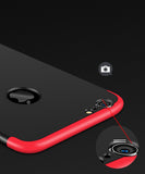 For iPhone 6/6S 3 in 1 360 Degree Non-slip Shockproof Full Protective Case Golden