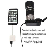Lightning to USB Adapter for iPhone MIDI Charging Support IOS11 - White