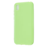 For HUAWEI Y5 2018/2019 TPU Phone Case Simple Profile Delicate Finish Cellphone Cover Full Body Protection Fluorescent green