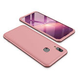 For VIVO V9/Y85/Z1 Slim 3 in 1 Hybrid Hard Case Full Body 360 Degree Protection Back Cover Gold