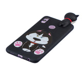 For Huawei Nova 3I 3D Cartoon Lovely Coloured Painted Soft TPU Back Cover Non-slip Shockproof Full Protective Case cute husky