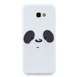 For Samsung A5 2017 Cartoon Lovely Coloured Painted Soft TPU Back Cover Non-slip Shockproof Full Protective Case with Lanyard Light pink