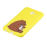 For Samsung J6 PLUS Non-Slip TPU Bumper Case Shockproof Full-Body Protective Case Cover with Adjustable Bracket 8