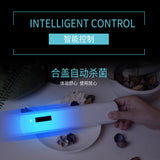 Uv Sterilized Storage Box Set Portable Container for Chopsticks Spoons Cutlery white