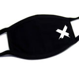 Cotton Mask Breathable Anti Dust UV Protection Face Mouth Mask for Kids Teens Adult Black  Black_random pattern