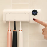 Home Ultraviolet Electric Toothbrush Sterilizer Storage Rack(Without Toothbrush) white