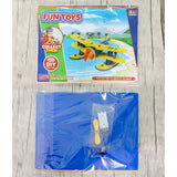 DIY Foam Hand Throwing Free Flying Glider Plane for Kids Outdoor Sports Toy Random Color Random colors (need to assemble by yourself)