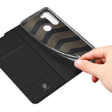 DUX DUCIS For Moto G8/G8 Power Leather Mobile Phone Cover Magnetic Protective Case Bracket with Cards Slot Royal blue_Moto G8 Power