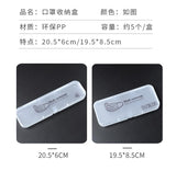 Cartoon Storage Box Portable Dustproof Storage Clip for Face Masks large