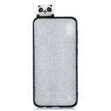 For Samsung A10 3D Cute Coloured Painted Animal TPU Anti-scratch Non-slip Protective Cover Back Case Two pandas