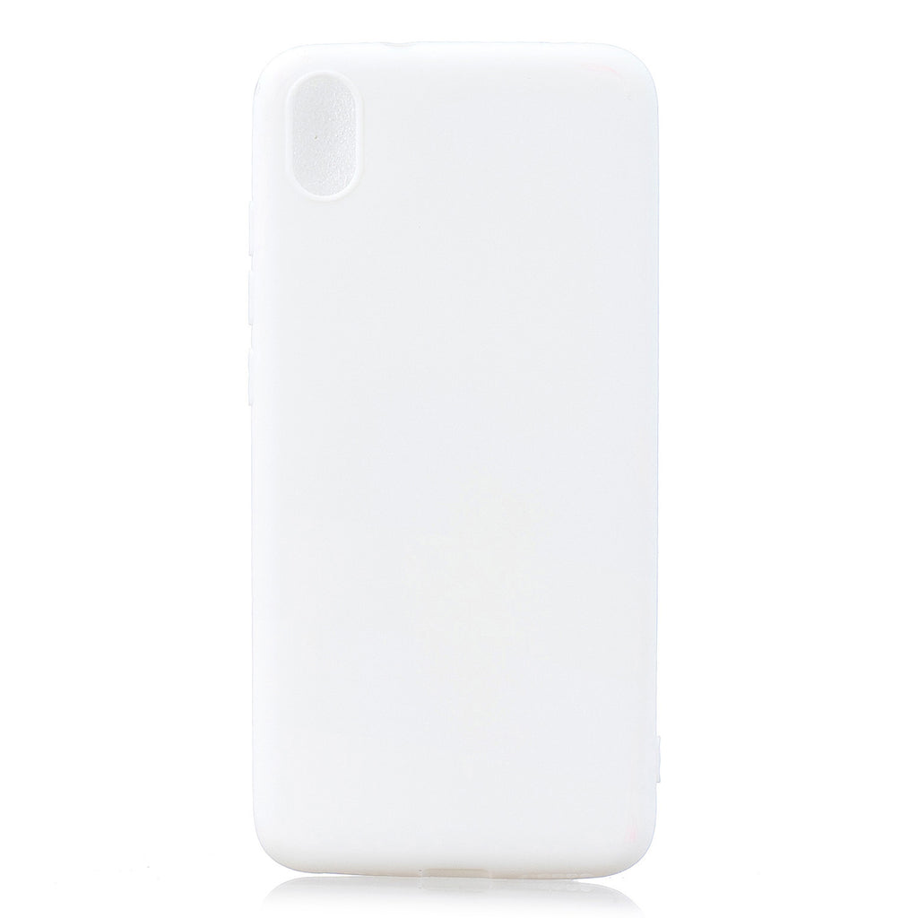 For Redmi 7A Lovely Candy Color Matte TPU Anti-scratch Non-slip Protective Cover Back Case white
