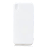 For Redmi 7A Lovely Candy Color Matte TPU Anti-scratch Non-slip Protective Cover Back Case white