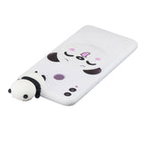 For Huawei Nova 3I 3D Cartoon Lovely Coloured Painted Soft TPU Back Cover Non-slip Shockproof Full Protective Case Smiley panda