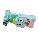 For Iphone 5 / 5S / SE Cartoon Hanging Lanyard + Fall Resistant Cartoon TPU Full Protective Mobile Phone Cover with Coin Purse 2 light blue elephant