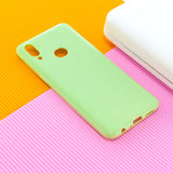 For Samsung A10S/A20S Cellphone Cover Soft TPU Phone Case Simple Profile Full Body Protection Anti-scratch Shell Taro purple