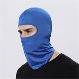 Outdoor Ski Motorcycle Cycling Balaclava Full Face Mask Neck Cover Ultra Thin black_adjustable