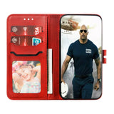 For XiaoMI 10 Pro Mobile Phone Cover PU Leather Front Buckle Smart Shell Anti-fall Phone Case 6 brown