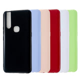 For VIVO V15/V15 Pro Cellphone Cover Slim Thin TPU Case Shock Absorption Mobile Phone Protective Cover  Fluorescent green