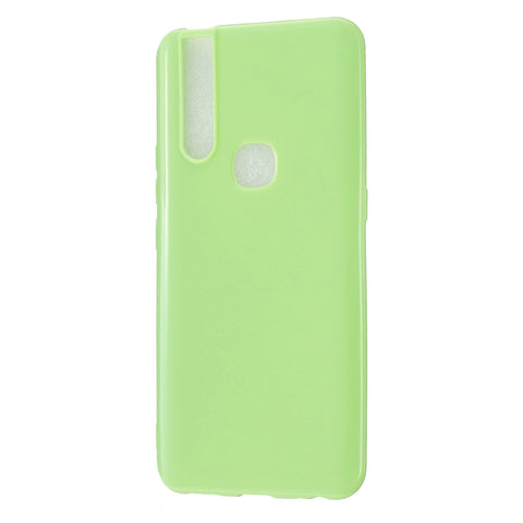 For VIVO V15/V15 Pro Cellphone Cover Slim Thin TPU Case Shock Absorption Mobile Phone Protective Cover  Fluorescent green