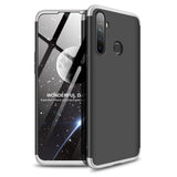 for OPPO Realme 5 Anti-Collision Protection Cover 360 Degree Full Coverage Phone Case Cellphone Shell Cover red+black