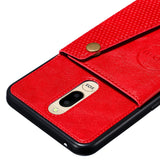 For OPPO F11 PU Leather Flip Stand Shockproof Cell Phone Cover Double Buckle Anti-dust Case With Card Slots Pocket gray