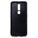 For OPPO F11 pro PU Leather Flip Stand Shockproof Cell Phone Cover Double Buckle Anti-dust Case With Card Slots Pocket gray