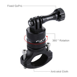 PULUZ 360 Degree Rotation Bike Aluminum Handlebar Adapter Mount for GoPro GoPro Hero4/5/6 black