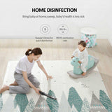 Portable UV Germicidal Lamp Disinfection Hand-held Home Sterilization Light with USB Cable black_30LED