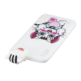 For Samsung A10 3D Cute Coloured Painted Animal TPU Anti-scratch Non-slip Protective Cover Back Case kitten