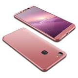 For VIVO V7 plus/Y75S/Y79 3 in 1 360 Degree Non-slip Shockproof Full Protective Case black