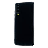 For HUAWEI P30/P30 Lite/P30 Pro Cellphone Case Simple Profile Soft TPU Scratch Proof Phone Shell Bright black