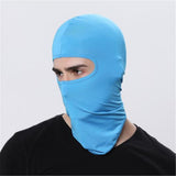 Outdoor Ski Motorcycle Cycling Balaclava Full Face Mask Neck Cover Ultra Thin  red_adjustable