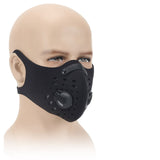 Unisex Activated Carbon Dust - proof Sports Healthy Mask Riding Sports Mask  black_One size