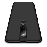 For OPPO F11 pro Ultra Slim PC Back Cover Non-slip Shockproof 360 Degree Full Protective Case black