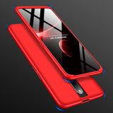 For OPPO F11 pro Ultra Slim PC Back Cover Non-slip Shockproof 360 Degree Full Protective Case black