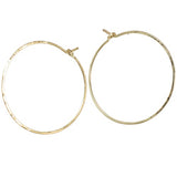 Hoop Earrings - XL - RoseGold