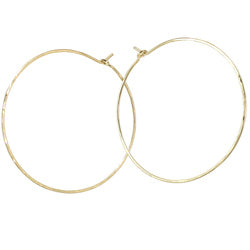 Hoop Earrings - XXL - RoseGold