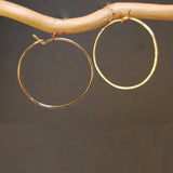 Hoop Earrings - Medium - Gold