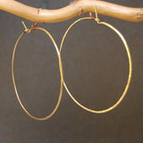 Hoop Earrings - XXL - Gold