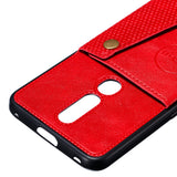 For OPPO F11 pro PU Leather Flip Stand Shockproof Cell Phone Cover Double Buckle Anti-dust Case With Card Slots Pocket Light Brown