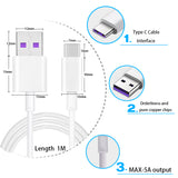 HUAWEI AP38 Supercharge Car Charger 4.5V 5A Max 22.5W Dual USB with 5A Type C Cable