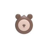 USB Wearable Air Purifier Necklace Portable Mini Air Lonizers for Adults Kids brown