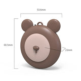USB Wearable Air Purifier Necklace Portable Mini Air Lonizers for Adults Kids brown