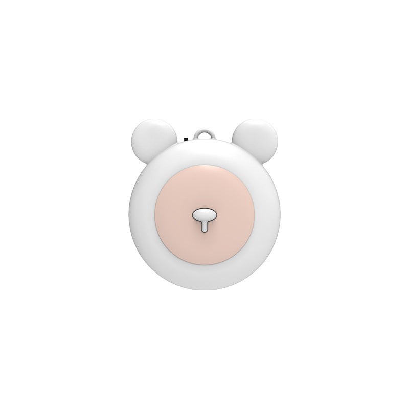 USB Wearable Air Purifier Necklace Portable Mini Air Lonizers for Adults Kids white