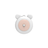 USB Wearable Air Purifier Necklace Portable Mini Air Lonizers for Adults Kids white